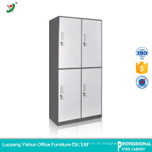 zwei Farben moderne 4 Tür Schlafzimmer Kleiderschrank Almirah Designs Steel Locker Kleiderschrank